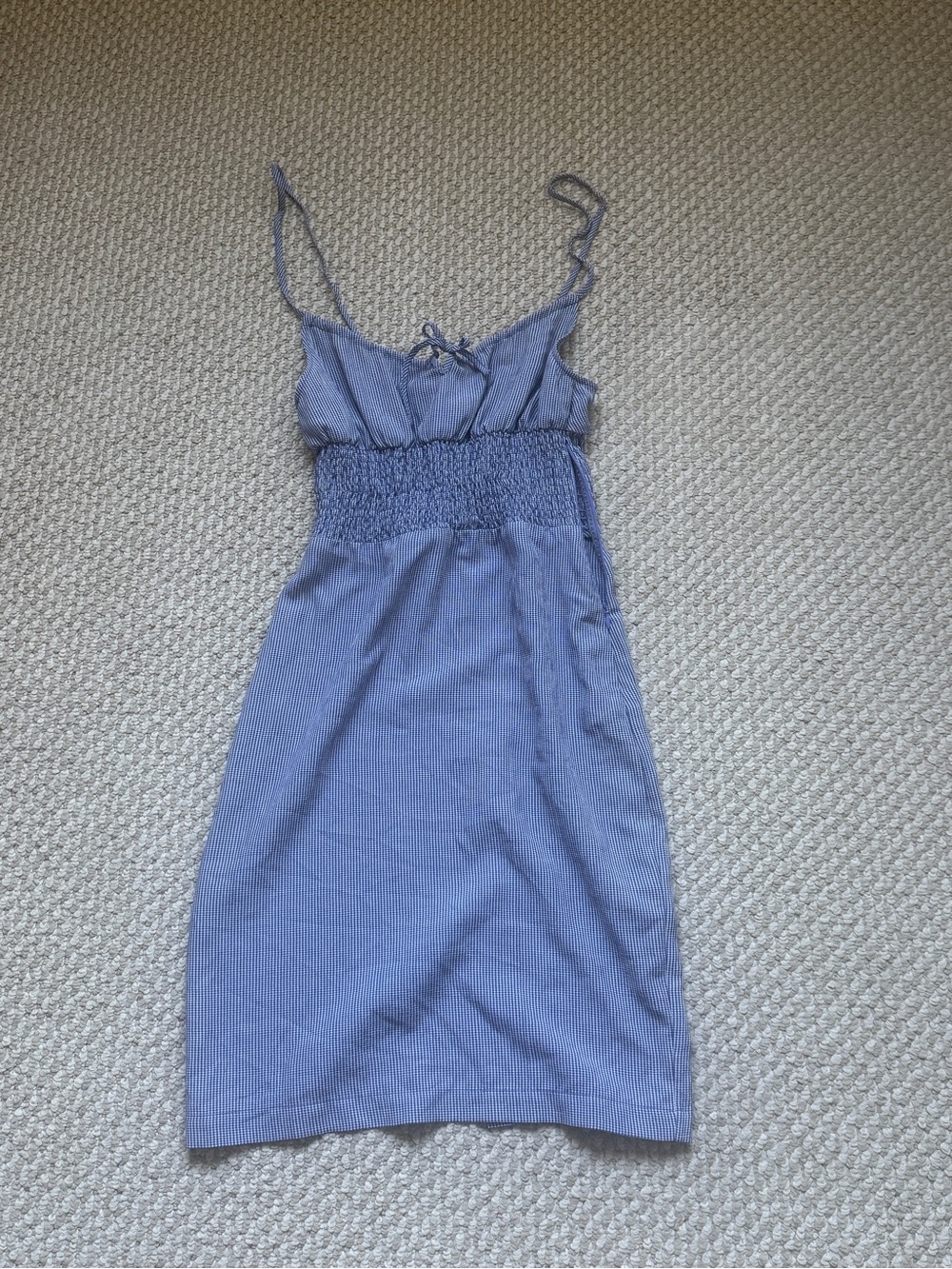 Rouje Plaid Print Mini Dress
Blue | Size: FR36